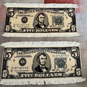 Tabriz Persian designer rug. 5 dollar big small carpet (2.5 feet by 1 foot)